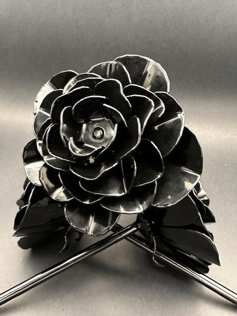 Steel Blossom - Handcrafted Mild Steel Rose
