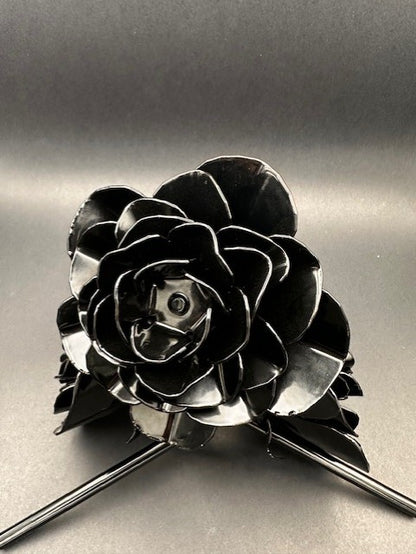 Steel Blossom - Handcrafted Mild Steel Rose