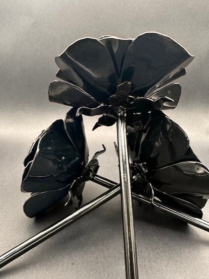 Steel Blossom - Handcrafted Mild Steel Rose